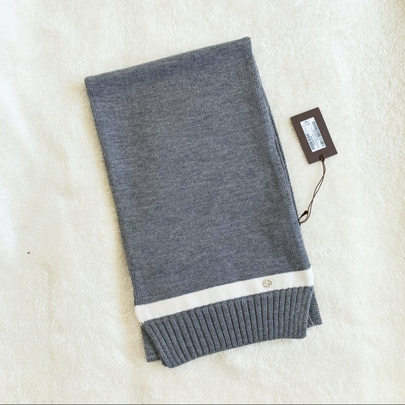 NWT Authentic Gucci Wool Knit Long Scarf​ - Picture 4 of 6